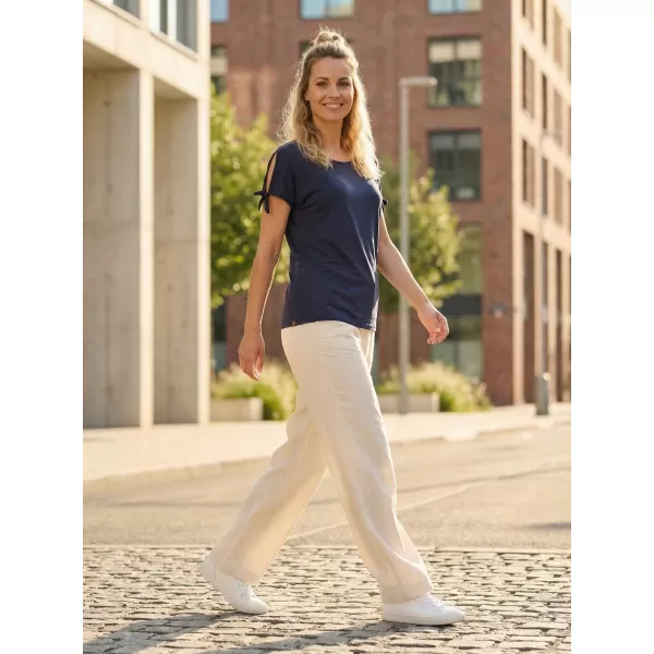  Damen-T-Shirt mit kurzen Ärmeln SAM 73 FELICIA WT 854 DUNKELBLAU 