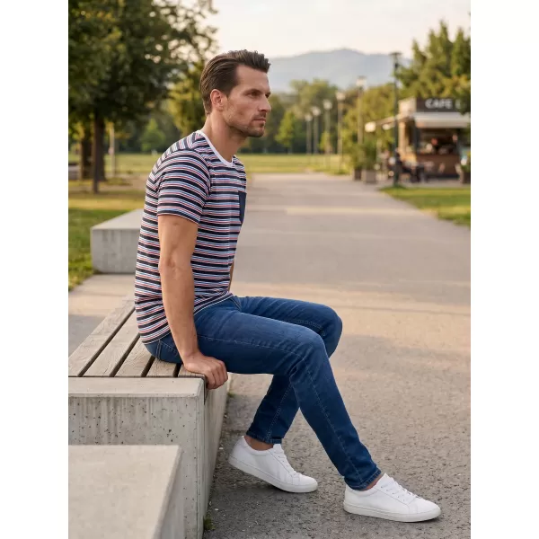  Herren-T-Shirt mit kurzen Ärmeln SAM 73 MARTIN MT 794 WEIß 