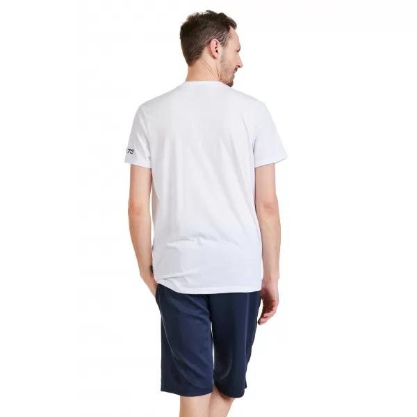  Herren t -Shirt mit kurzen Ärmeln SAM 73 LARRY MT 803 WEIß 