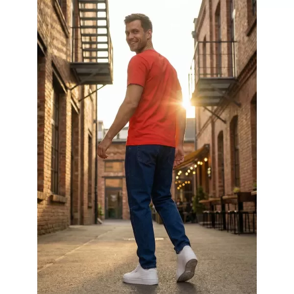  Herren-T-Shirt mit kurzen Ärmeln SAM 73 LEONARD MT 793 ROT 