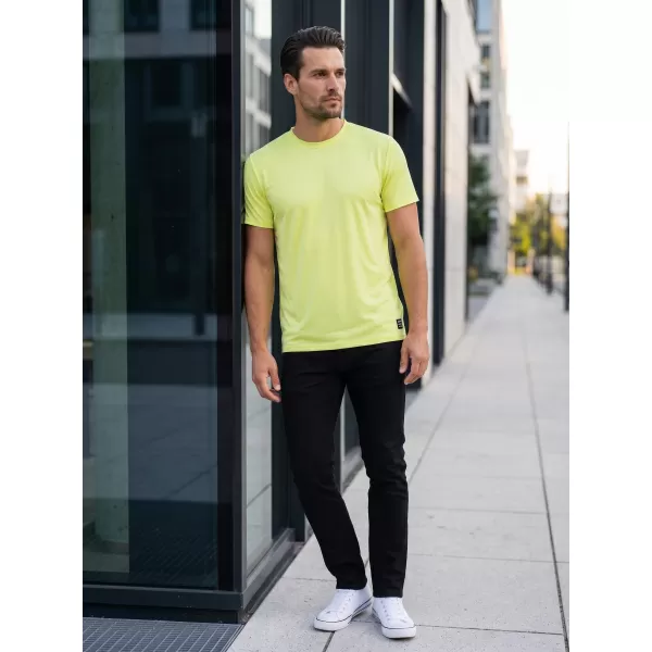 Herren-T-Shirt mit kurzen Ärmeln SAM 73 EUGENE MT 806 HELLGELB 