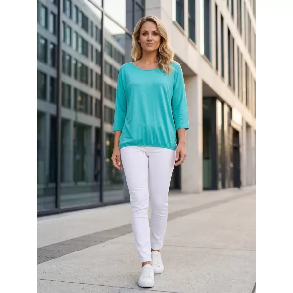 Damen-T-Shirt mit 3/4-Ärmeln SAM 73 GLADYS WT 865 NEONGRÜN 