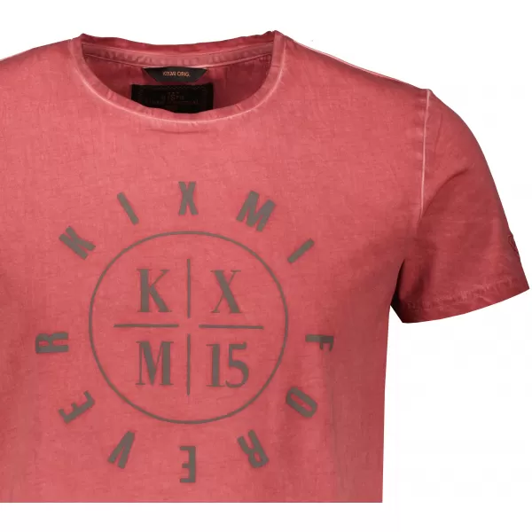  Herren-T-Shirt KIXMI NADIR BURGUND 