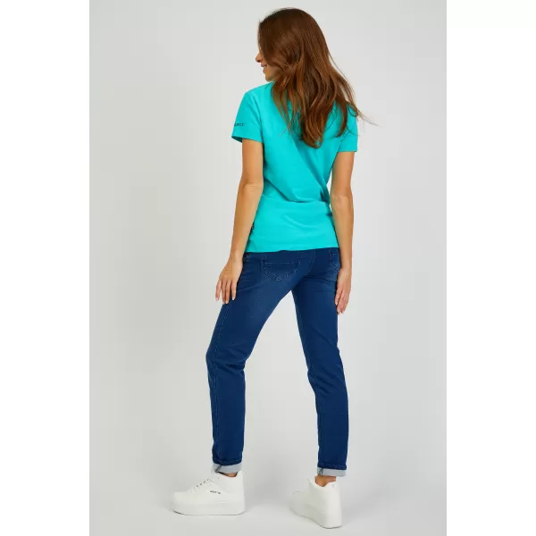  Damen-T-Shirt mit kurzen Ärmeln SAM 73 BETHANY WT 846 NEONGRÜN 