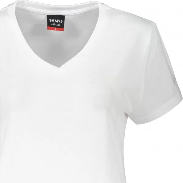 Damen-T-Shirt mit kurzen Ärmeln SAM 73 CLAUDIA WT 847 WEIß 