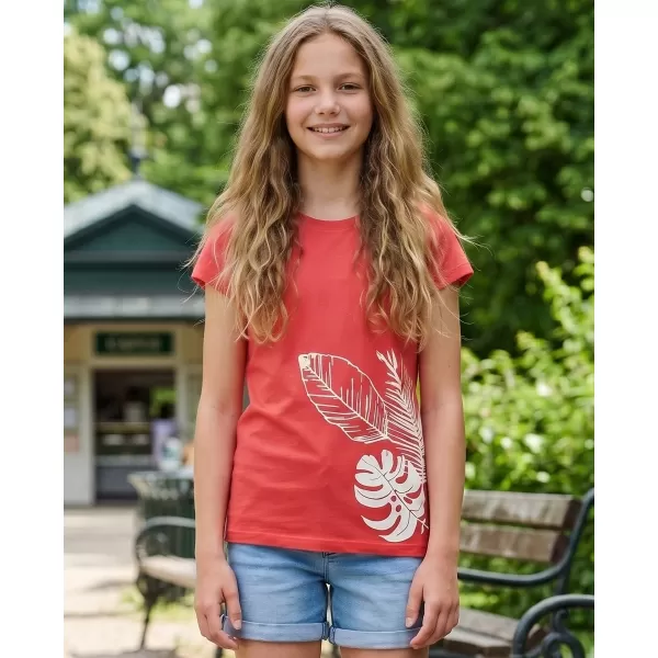  Mädchen-T-Shirt mit kurzen Ärmeln SAM 73 STEPHANIE GT 562 LEUCHTEND ROSA 