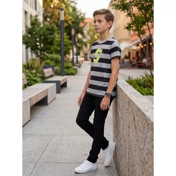  Jungen-T-Shirt mit kurzen Ärmeln SAM 73 STANLEY BT 557 HELLGRAU 