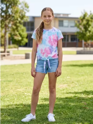 Mädchen-T-Shirt mit kurzen Ärmeln SAM 73 REGINA GT 560 BUNT