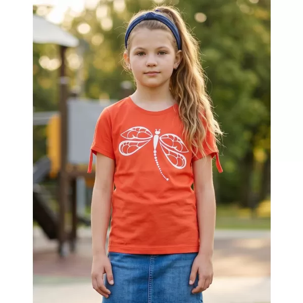  Mädchen-T-Shirt mit kurzen Ärmeln SAM 73 RAELYN GT 567 ORANGE 