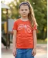 Mädchen-T-Shirt mit kurzen Ärmeln SAM 73 RAELYN GT 567 ORANGE