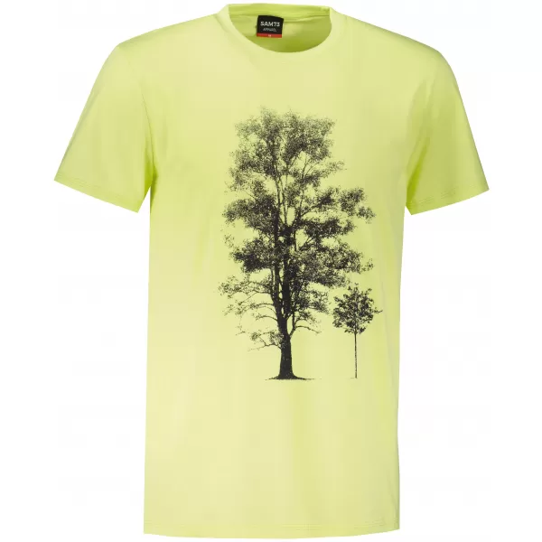  Herren-T-Shirt mit kurzen Ärmeln SAM 73 JAMES MT 790 HELLGELB 
