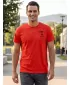 Herren-T-Shirt mit kurzen Ärmeln SAM 73 TERENCE MT 797 ROT
