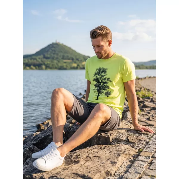  Herren-T-Shirt mit kurzen Ärmeln SAM 73 JAMES MT 790 HELLGELB 