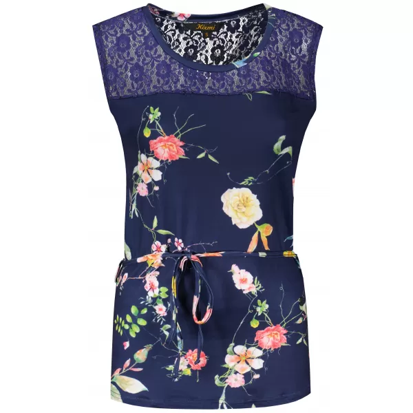  Damen-T-Shirt KIXMI NARISSA DUNKELBLAU 