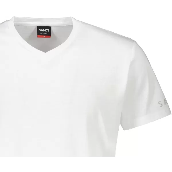  Herren-T-Shirt mit kurzen Ärmeln SAM 73 LEONARD MT 793 WEIß 