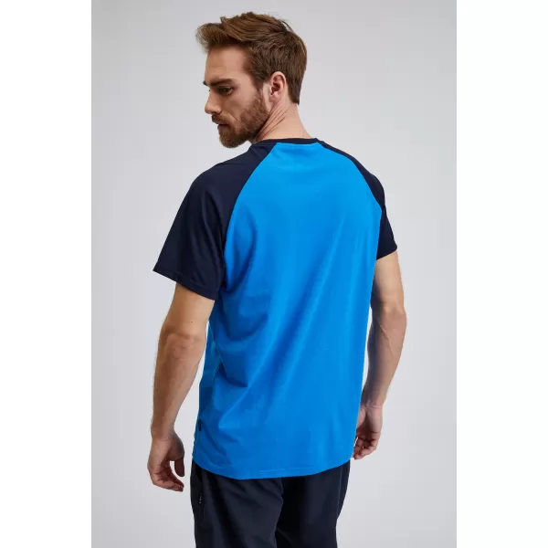  Herren-T-Shirt mit kurzen Ärmeln SAM 73 JORDAN MT 805 LEUCHTEND BLAU 