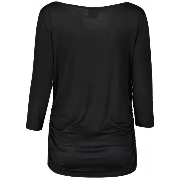  Frauen t -Shirt mit 3/4 Ärmeln SAM 73 SHERRY WT 864 SCHWARZ 