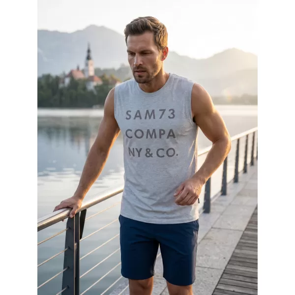  Herren-Tanktop SAM 73 EDGAR MT 787 HELLGRAU 