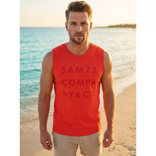  Herren-Tanktop SAM 73 EDGAR MT 787 ROT 