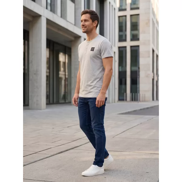  Herren-T-Shirt mit kurzen Ärmeln SAM 73 GIDEON MT 804 HELLGRAU 