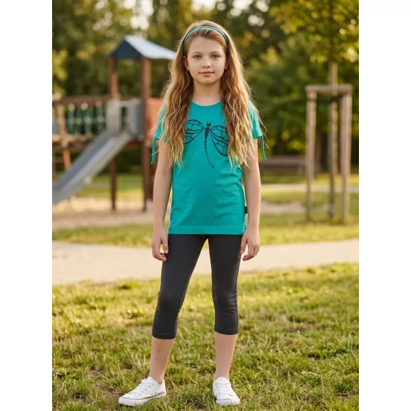  Mädchen-T-Shirt mit kurzen Ärmeln SAM 73 RAELYN GT 567 TÜRKIS 