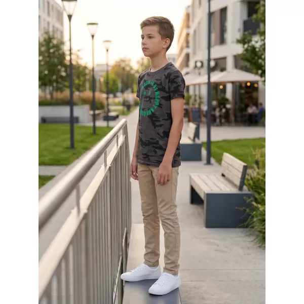  Jungen-T-Shirt mit kurzen Ärmeln SAM 73 KELVIN BT 560 SCHWARZ 