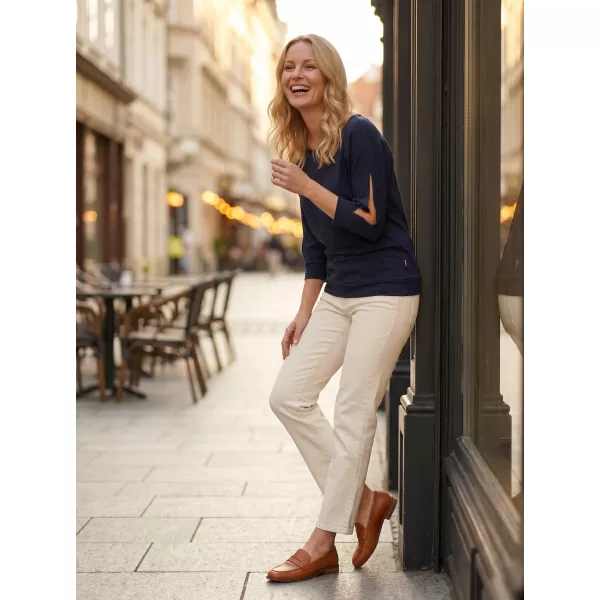  Damen-T-Shirt mit 3/4-Ärmeln SAM 73 VIVIAN WT 863 DUNKELBLAU 