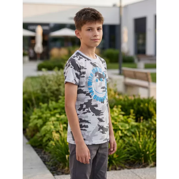  Jungen-T-Shirt mit kurzen Ärmeln SAM 73 KELVIN BT 560 WEIß 