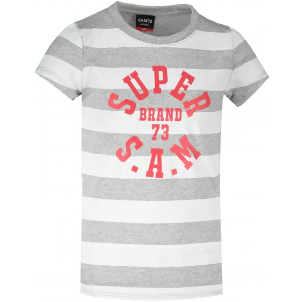  Mädchen-T-Shirt mit kurzen Ärmeln SAM 73 SIOBHAN GT 561 HELLGRAU 