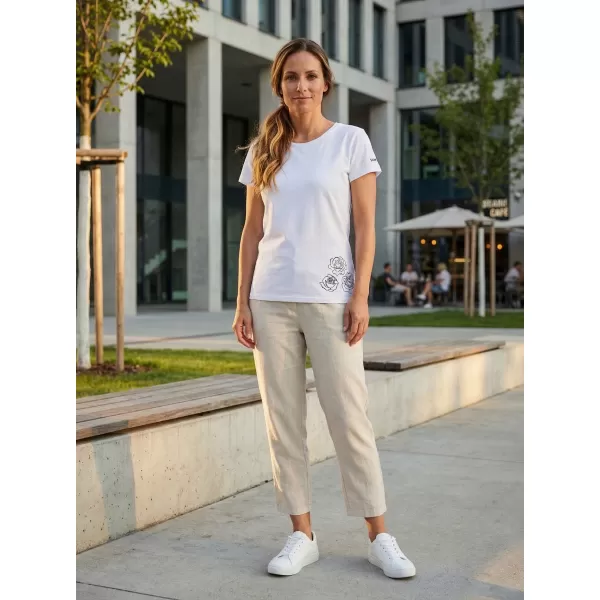  Damen-T-Shirt mit kurzen Ärmeln SAM 73 BETHANY WT 846 WEIß 