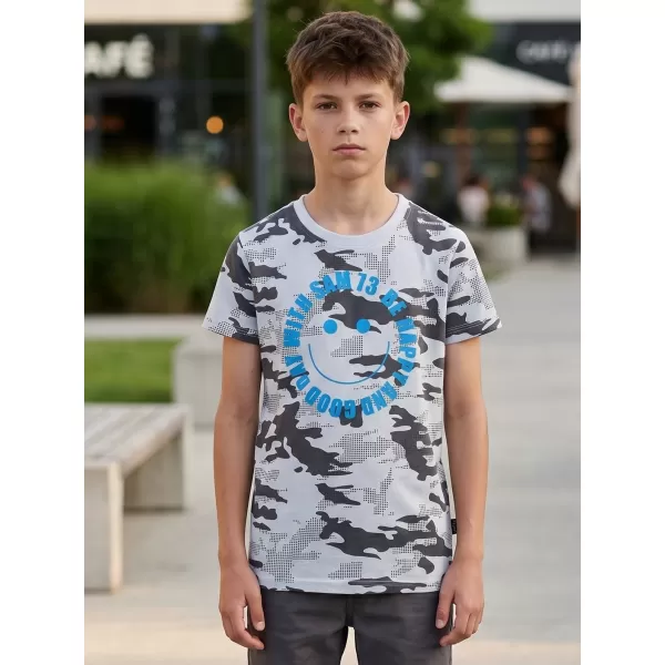  Jungen-T-Shirt mit kurzen Ärmeln SAM 73 KELVIN BT 560 WEIß 