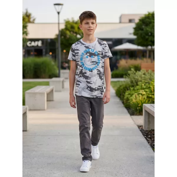  Jungen-T-Shirt mit kurzen Ärmeln SAM 73 KELVIN BT 560 WEIß 