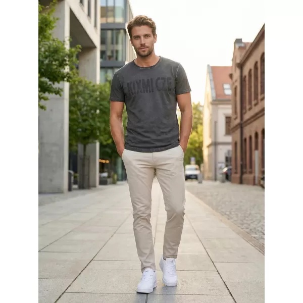  Herren-T-Shirt KIXMI NARSEY DUNKELGRAU 
