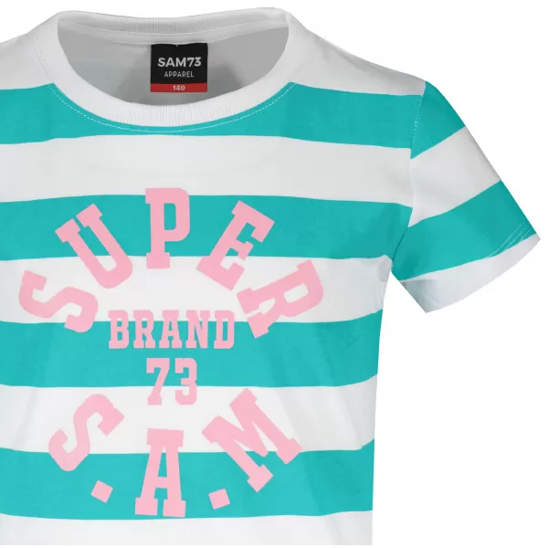  Mädchen-T-Shirt mit kurzen Ärmeln SAM 73 SIOBHAN GT 561 GRÜN 