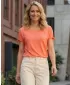 Damen-T-Shirt mit kurzen Ärmeln SAM 73 FELICIA WT 854 HELLORANGE