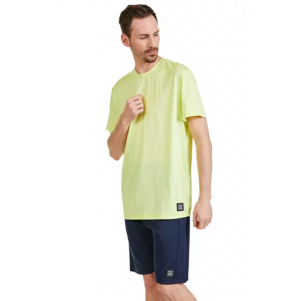  Herren-T-Shirt mit kurzen Ärmeln SAM 73 EUGENE MT 806 HELLGELB 