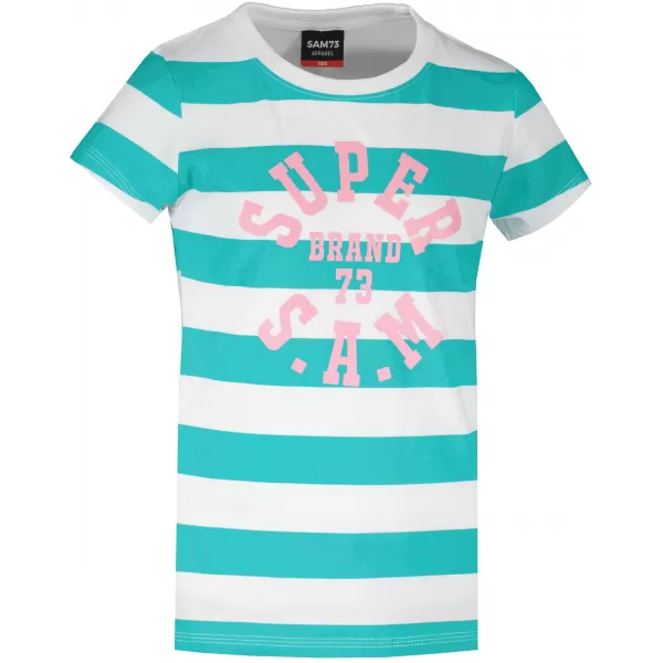  Mädchen-T-Shirt mit kurzen Ärmeln SAM 73 SIOBHAN GT 561 GRÜN 