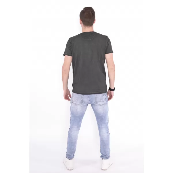  Herren-T-Shirt KIXMI NIREL DUNKELGRAU 
