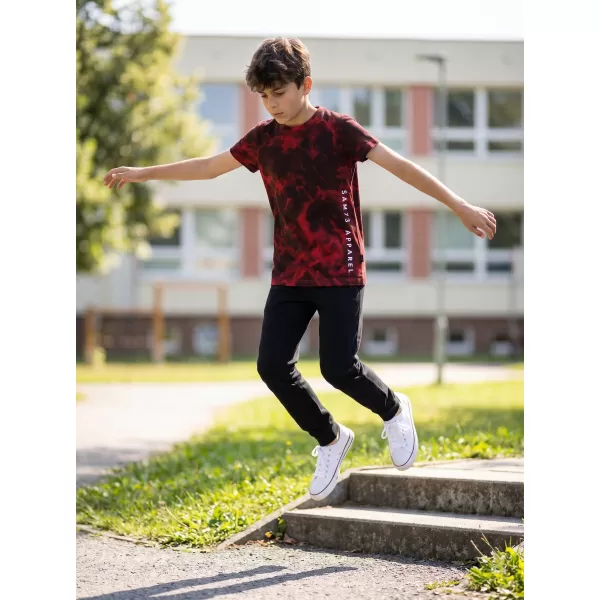  Jungen-T-Shirt mit kurzen Ärmeln SAM 73 SYLVESTER BT 559 ROT 