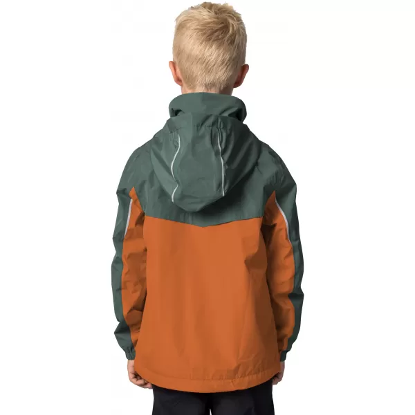  Kinderjacke HANNAH BRONS JR II BALSAMGRÜN/GEBRANNTES ORANGE 