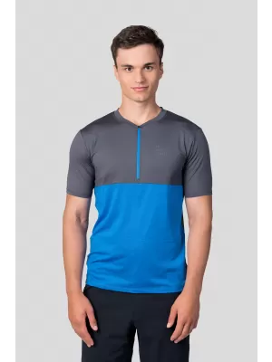 Herren-T-Shirt HANNAH SANVI ASPHALT/FRENCH BLUE MEL