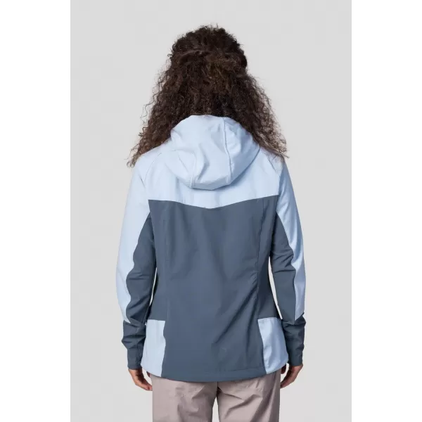  Softshelljacke für Damen HANNAH PULLA BLAUER NEBEL/DUNKLER SCHIEFER 