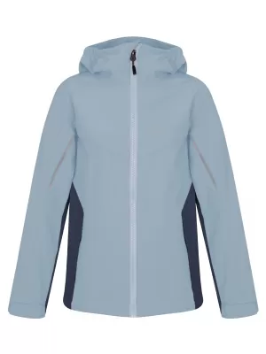 Softshelljacke für Mädchen HANNAH CAPRA JR BLAUER NEBEL/INSIGNIENBLAU