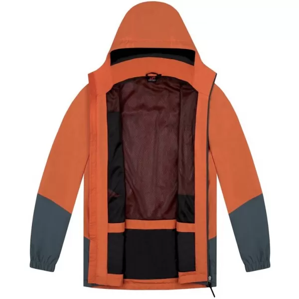  Herrenjacke HANNAH STRIDER GEBRANNTES ORANGE/BALSAMGRÜN 