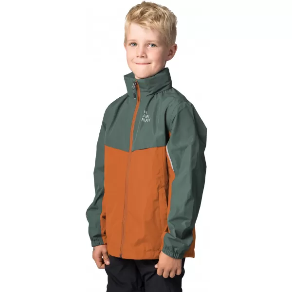  Kinderjacke HANNAH BRONS JR II BALSAMGRÜN/GEBRANNTES ORANGE 