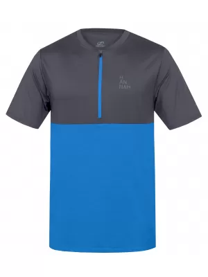 Herren-T-Shirt HANNAH SANVI ASPHALT/FRENCH BLUE MEL