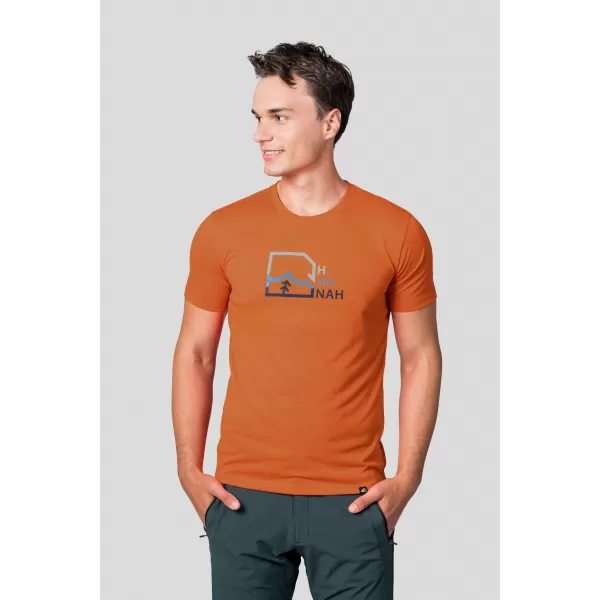  Herren-T-Shirt HANNAH BITE JAFFA-ORANGE 
