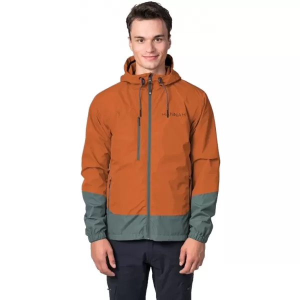  Herrenjacke HANNAH STRIDER GEBRANNTES ORANGE/BALSAMGRÜN 