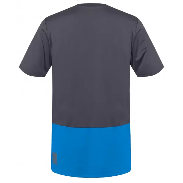  Herren-T-Shirt HANNAH SANVI ASPHALT/FRENCH BLUE MEL 