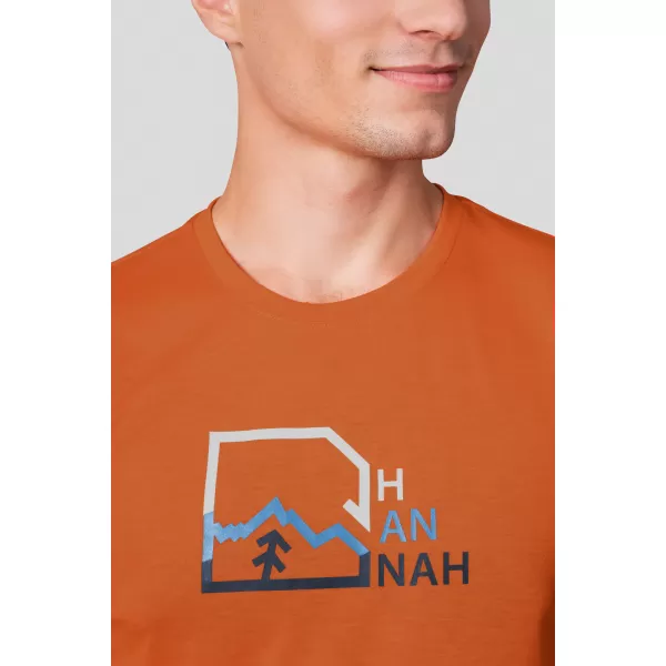  Herren-T-Shirt HANNAH BITE JAFFA-ORANGE 